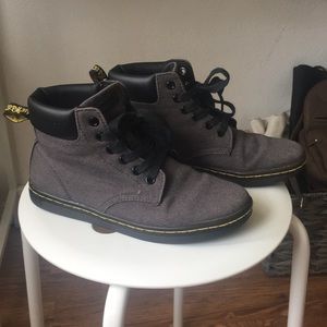 Gray Dr. Martens